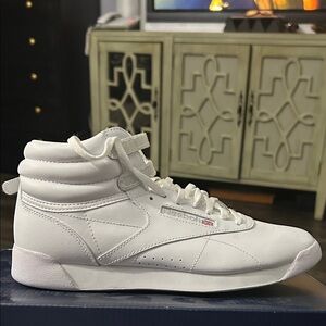 Reebok Women's White High-Top Sneakers